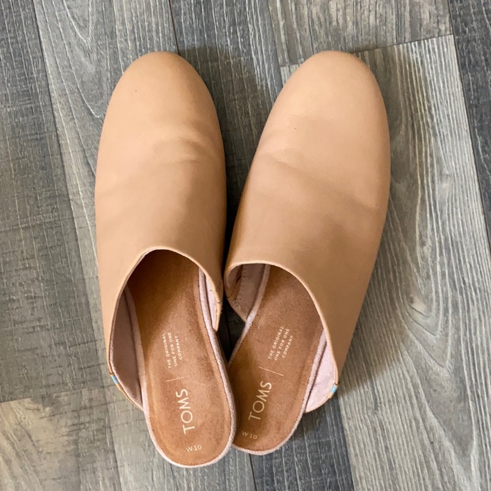 Toms leather mules